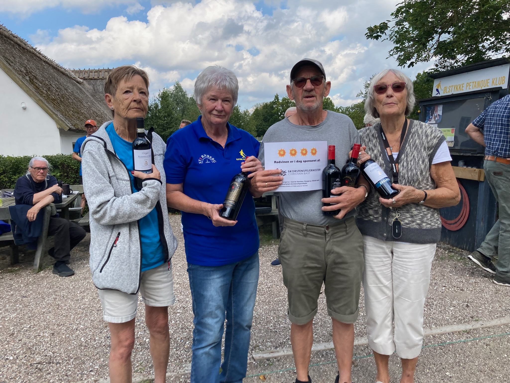 Vinderne blev: Poul Erik M., Linda, Hanne M. J. Og Hanne T. 