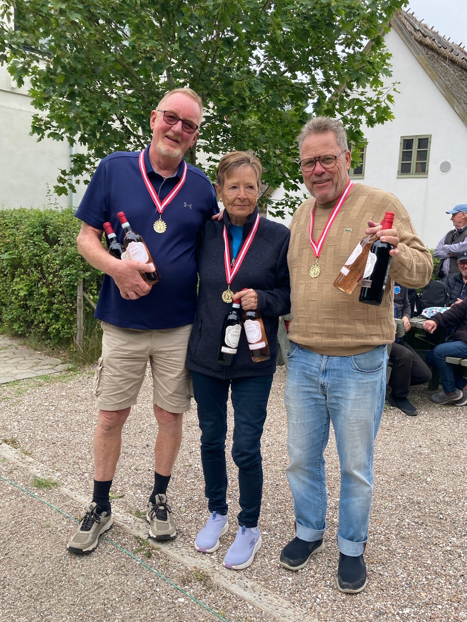 Guldvinderne: Michael, Kurt og Linda 
